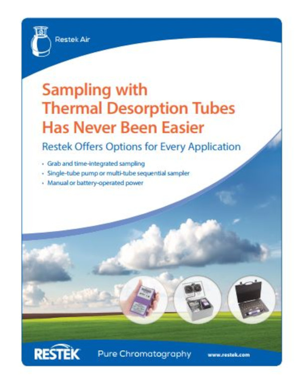 Restek Sampling with Thermal Desorption Tubes